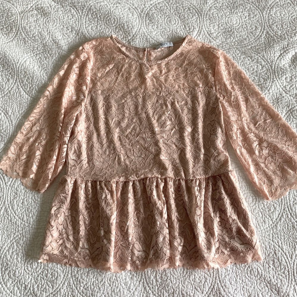 Blush Pink Suzy Shier Top XL